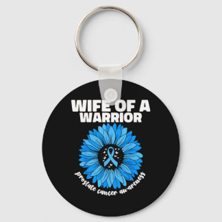 Wife Of A Warrior Prostate Cancer Awareness Month Keychain