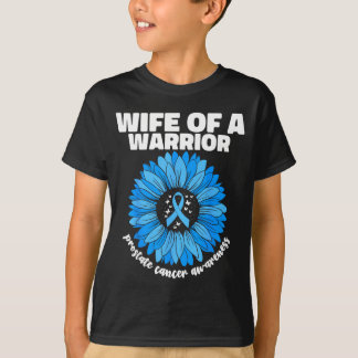 Wife Of A Warrior Prostate Cancer Awareness Month T-Shirt