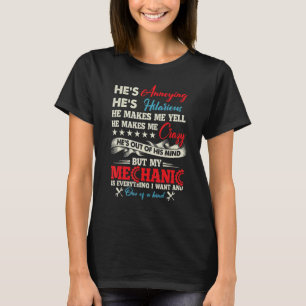 Wife of Mechanic  married to mechanic T-Shirt