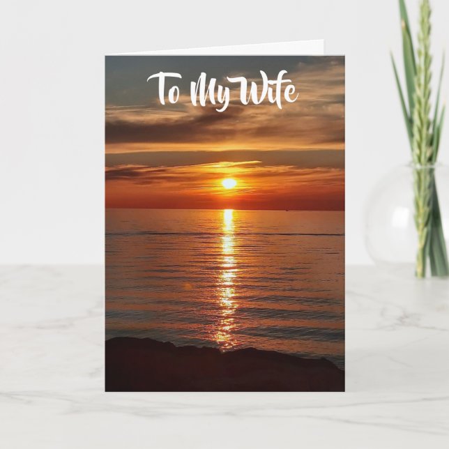 **WIFE** ON "YOUR BIRTHDAY" CARD (Front)