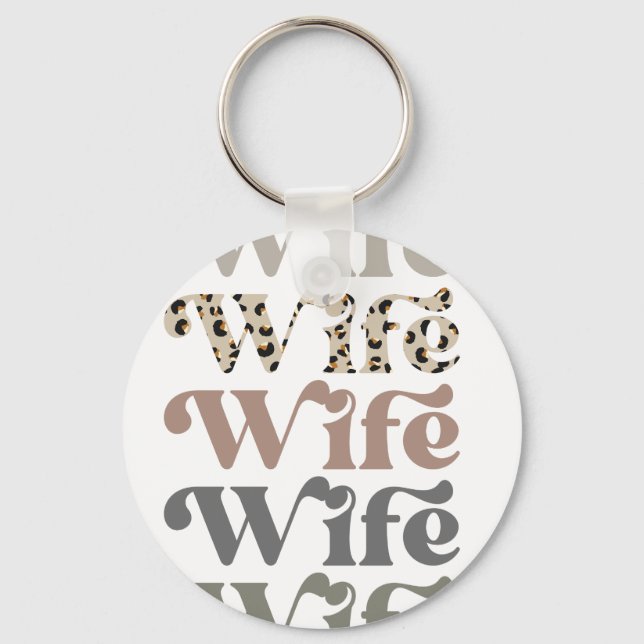 wife.png keychain (Front)