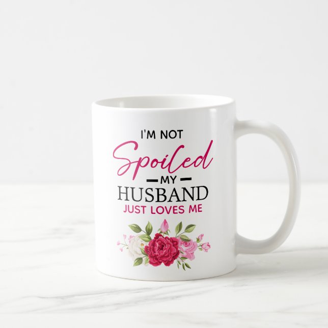 Wife Romantic Wedding Anniversary Valentine Gift Coffee Mug (Right)