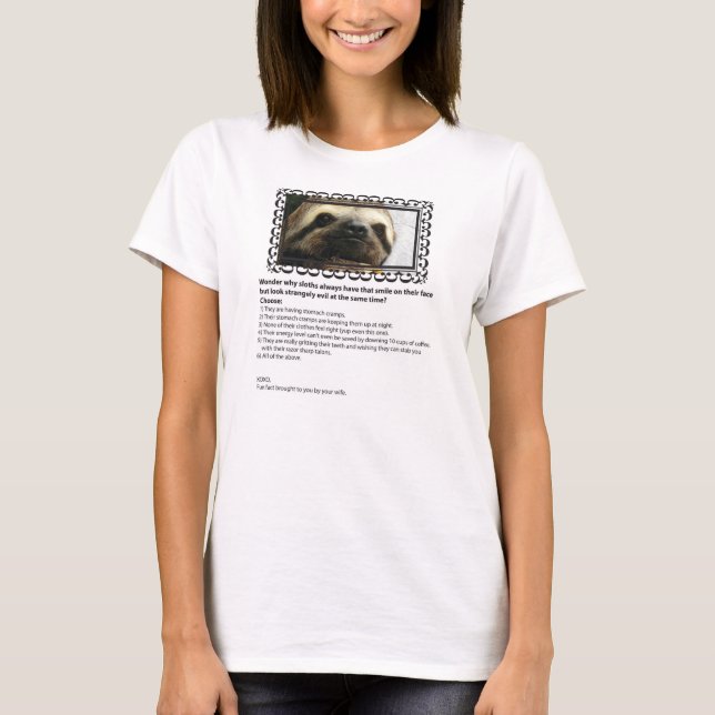 Wife Sloth Day Shirt (Front)