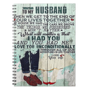 Wife To My Husband Gift   To Husband Letter   Notebook