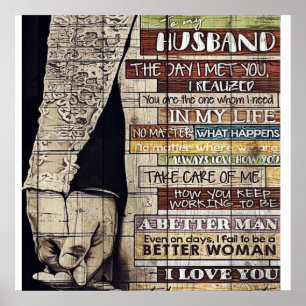 Wife To My Husband Letter   New Home Decor