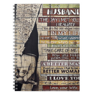 Wife To My Husband Letter   New Home Decor Notebook