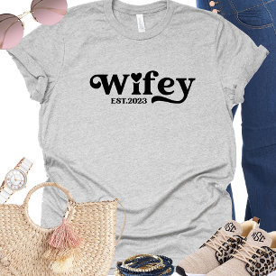 Wife Wedding Honeymoon Year T-Shirt