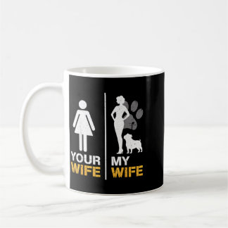Wife Wife English Bulldog Pet Lover Funny Dog Mama Coffee Mug
