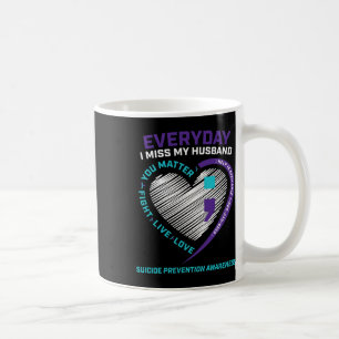 Wife Women Suicide Prevention Awareness Husnd Semi Coffee Mug
