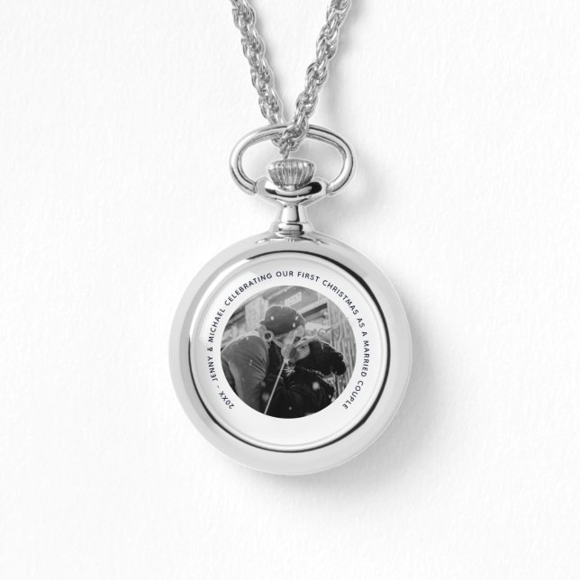 Wifes 1st Anniversary PHOTO Gift from Husband Watch (Front)