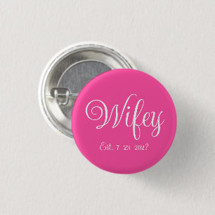 Wifey  1 inch round button