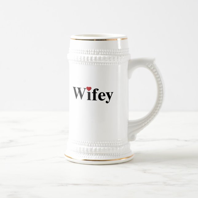 Wifey Beer Stein (Right)