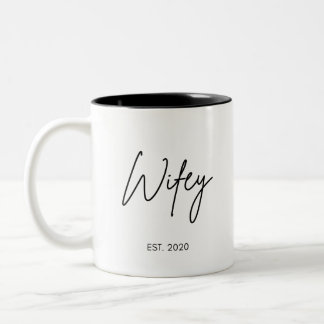 Wifey Coffee Mug, Custom Wifey Coffee Mug