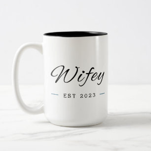 "Wifey" Couple Mug   Anniversaire   épouse Mariage
