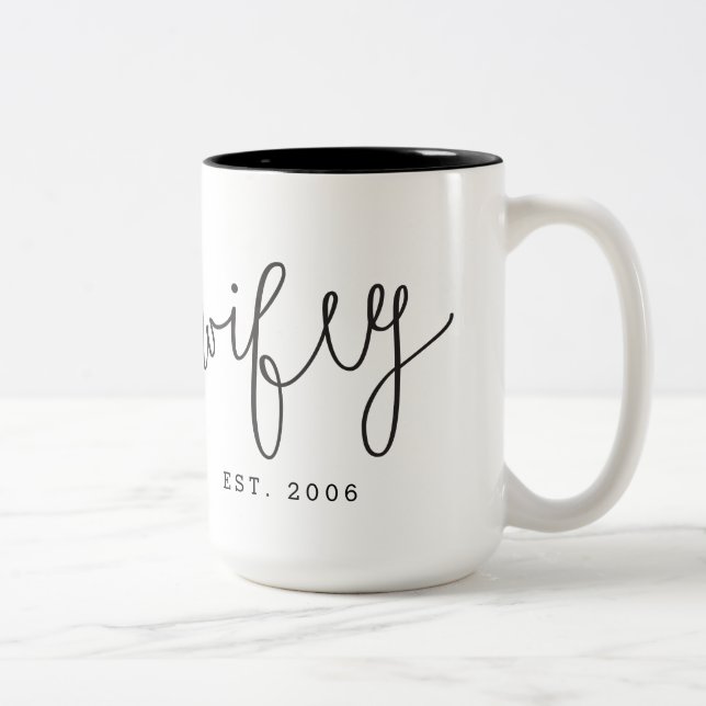 "Wifey" Couple Mug | Anniversary | Wedding (Right)