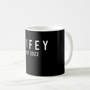 Wifey Est 2022 Bride To Be Bachelorette Party Coffee Mug
