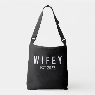 Wifey Est 2022 Bride To Be Bachelorette Party Crossbody Bag