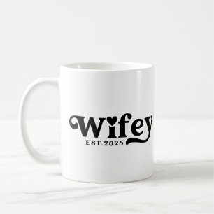 Wifey Est 2025 Coffee Mug