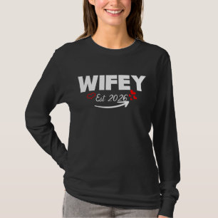 Wifey Est 2026 - heart design T-Shirt