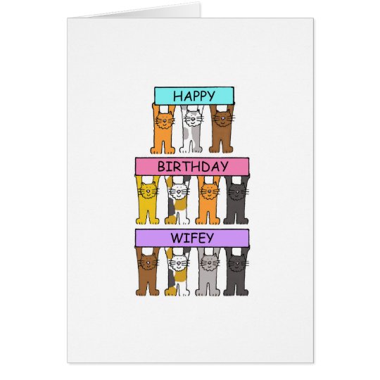 Wifey Happy Birthday Card