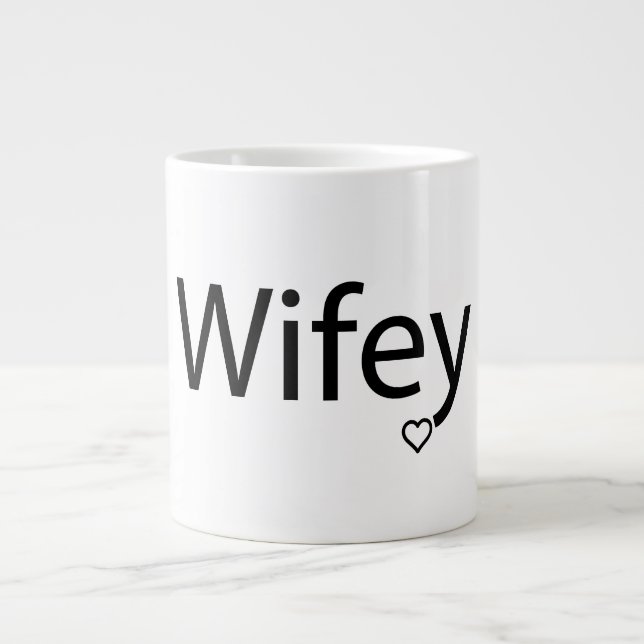 Wifey - Jumbo Mug (Front)