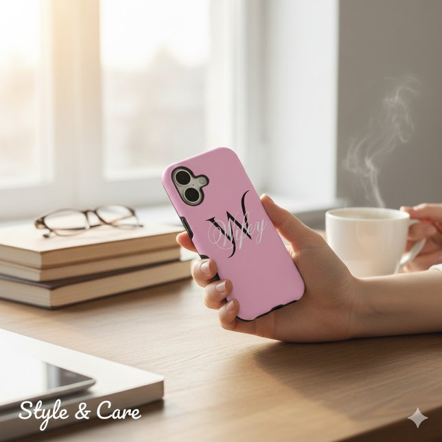 Wifey Stylish Personalized Monogram (Wifey Stylish Personalized Monogram Case-Mate iPhone Case)