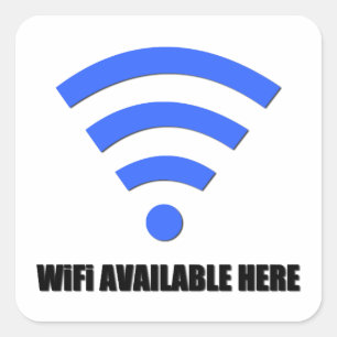 Wifi Disponible Ici Sticker