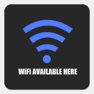 Wifi Disponible Ici Sticker
