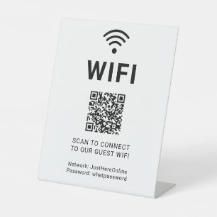 Wifi Info Sign Connect Online Minimal Modern