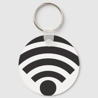 Wifi network symbol keychain