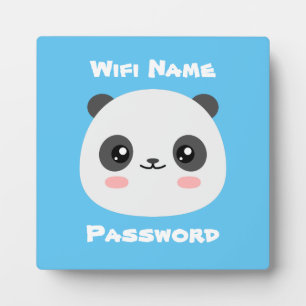 Wifi Panda Plaque