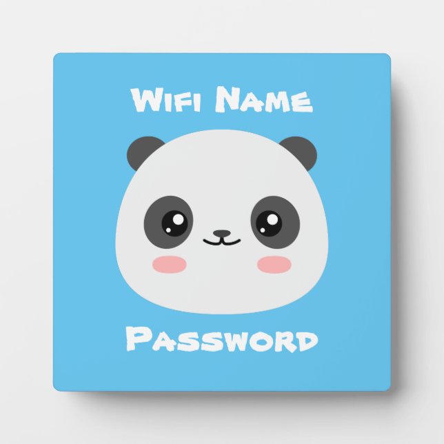 Wifi Panda Plaque (Front)