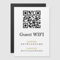 Wifi Password and Network Personalized QR Code