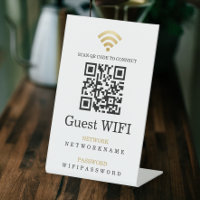 Wifi Password and Network Personalized QR Code