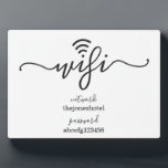 Wifi Password Sign | Simply Right Plaque<br><div class="desc">A simple look that still makes a big statement.</div>