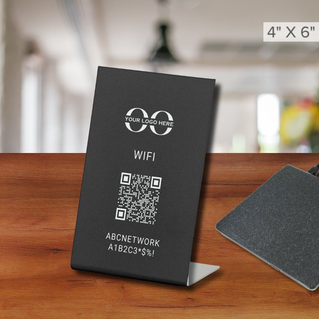 Wifi QR Code Pedestal Sign (Creator Uploaded)