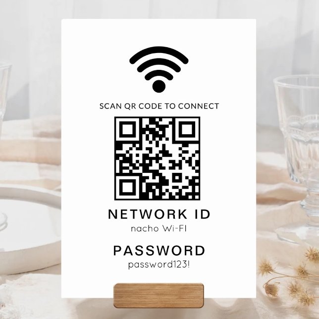 Wifi QR Code Scanner Guest Wifi Password Table Number (Creator Uploaded)