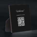 WIFI Welcome Sign with QR Code  Plaque<br><div class="desc">WIFI Welcome Sign with QR Code | Personalized house rules sign | Welcome Tabletop Plaque with Easel</div>