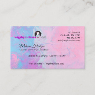 Wig Shop Business Card