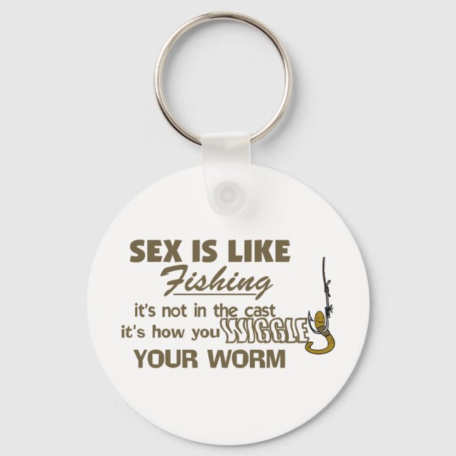 Wiggle Your Worm Keychain (Front)