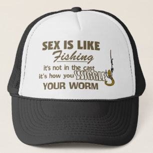 Wiggle Your Worm Trucker Hat