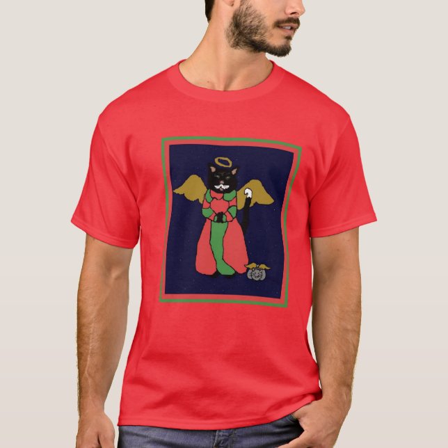Wigglebottom Cat and MouseAngels T-Shirt (Front)