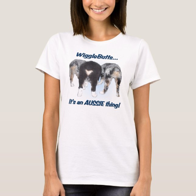 Wigglebutts Women's Tee Shirt (Front)