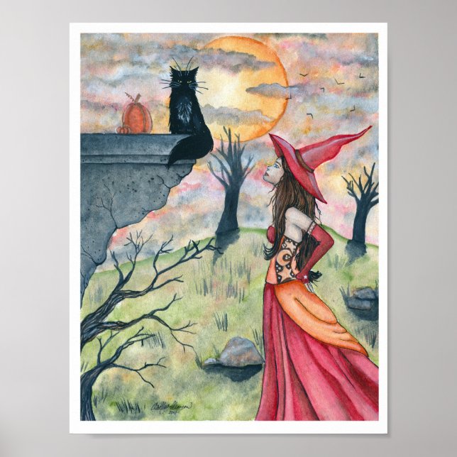 Wiggles and the Witch Poster Print (Front)