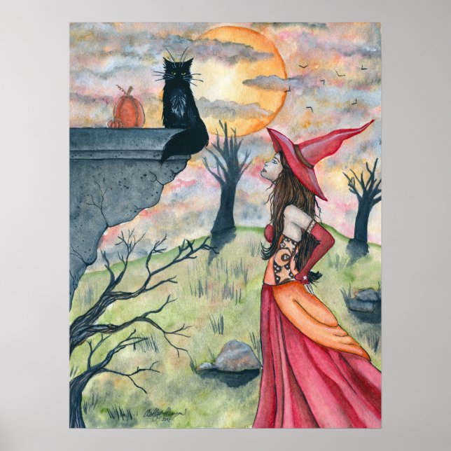 Wiggles and the Witch Poster Print (Front)