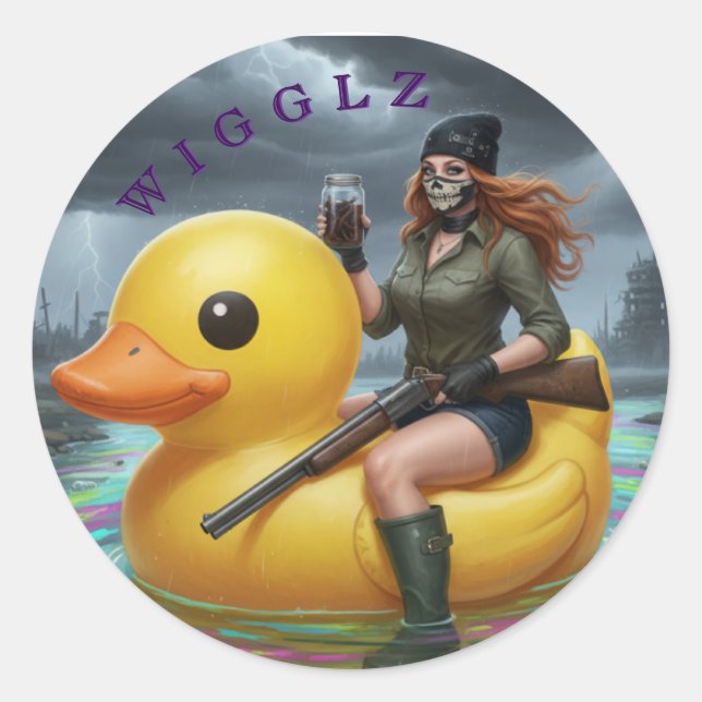 WIGGLEZ CLASSIC ROUND STICKER (Front)