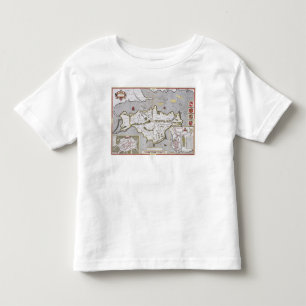 Wight Island, engraved by Jodocus Hondius Toddler T-shirt