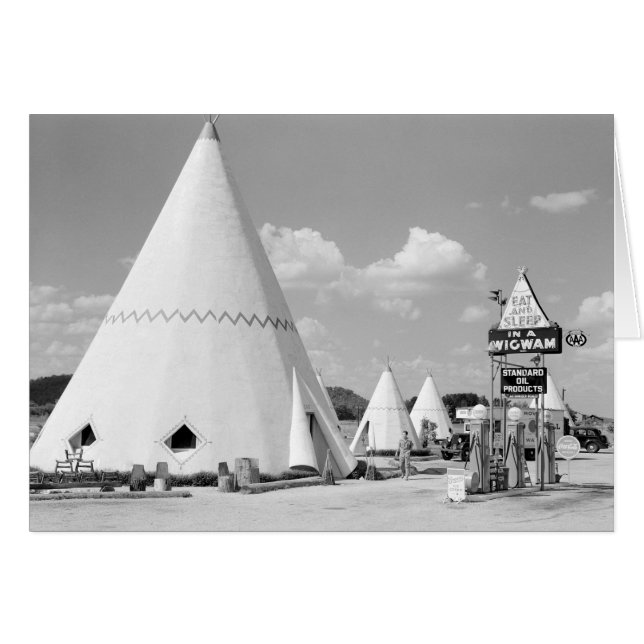 Wigwam Motel, 1940 (Front Horizontal)