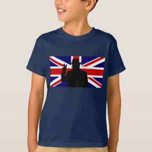 Wiinston Churchill British bulldog T-Shirt