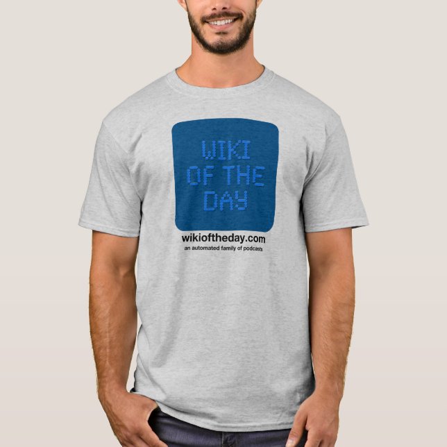 Wiki of the Day Men's T-shirt (Front)